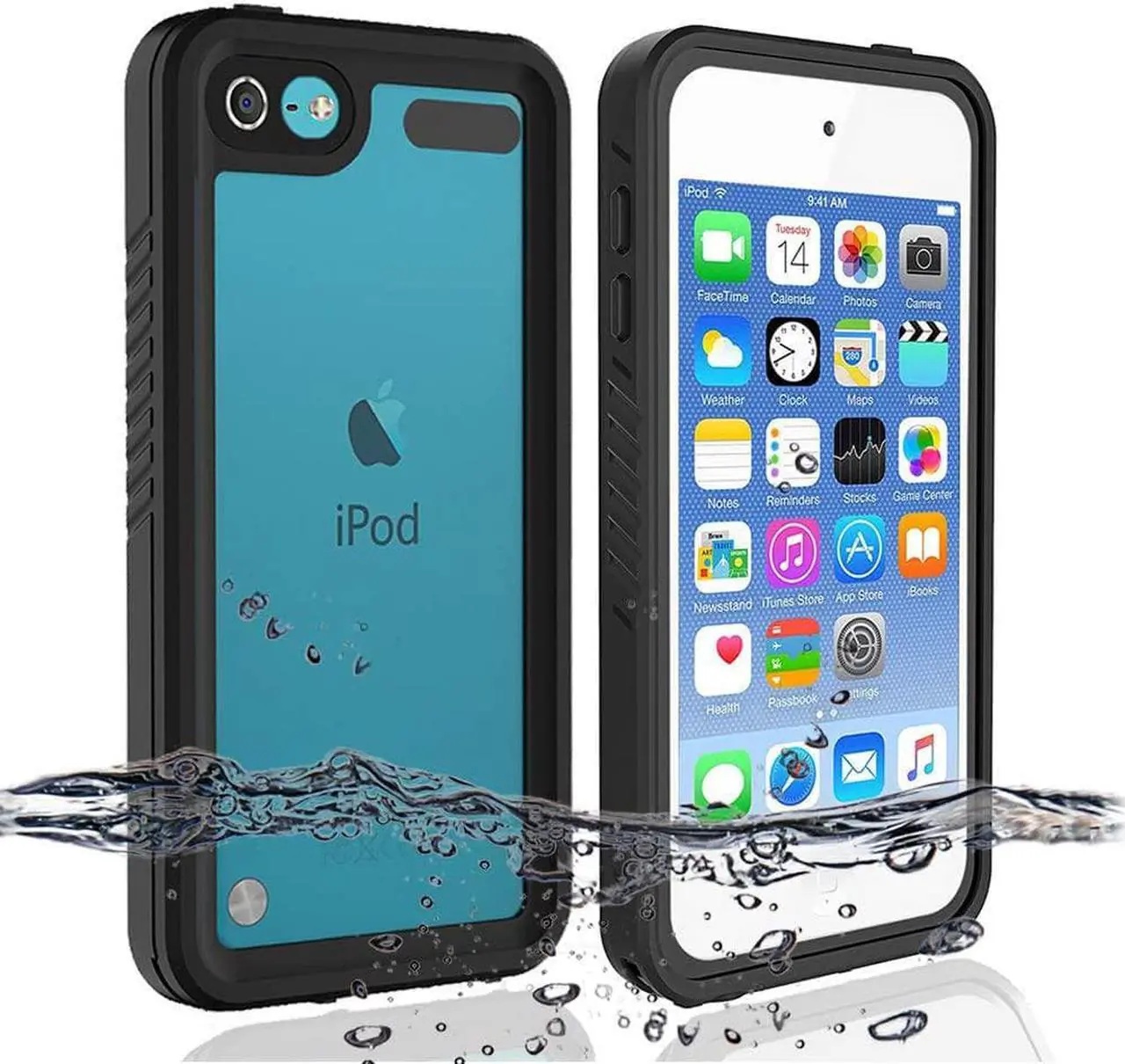 Main image of Waterproof Case for iPod Touch 7 / iPod Touch 6 / iPod Touch 5, 360 Full-Body Built-in Screen Protector Dustproof Shockproof Snowproof Case for iPod Touch 5th/6th/7th Generation for Snorkeling