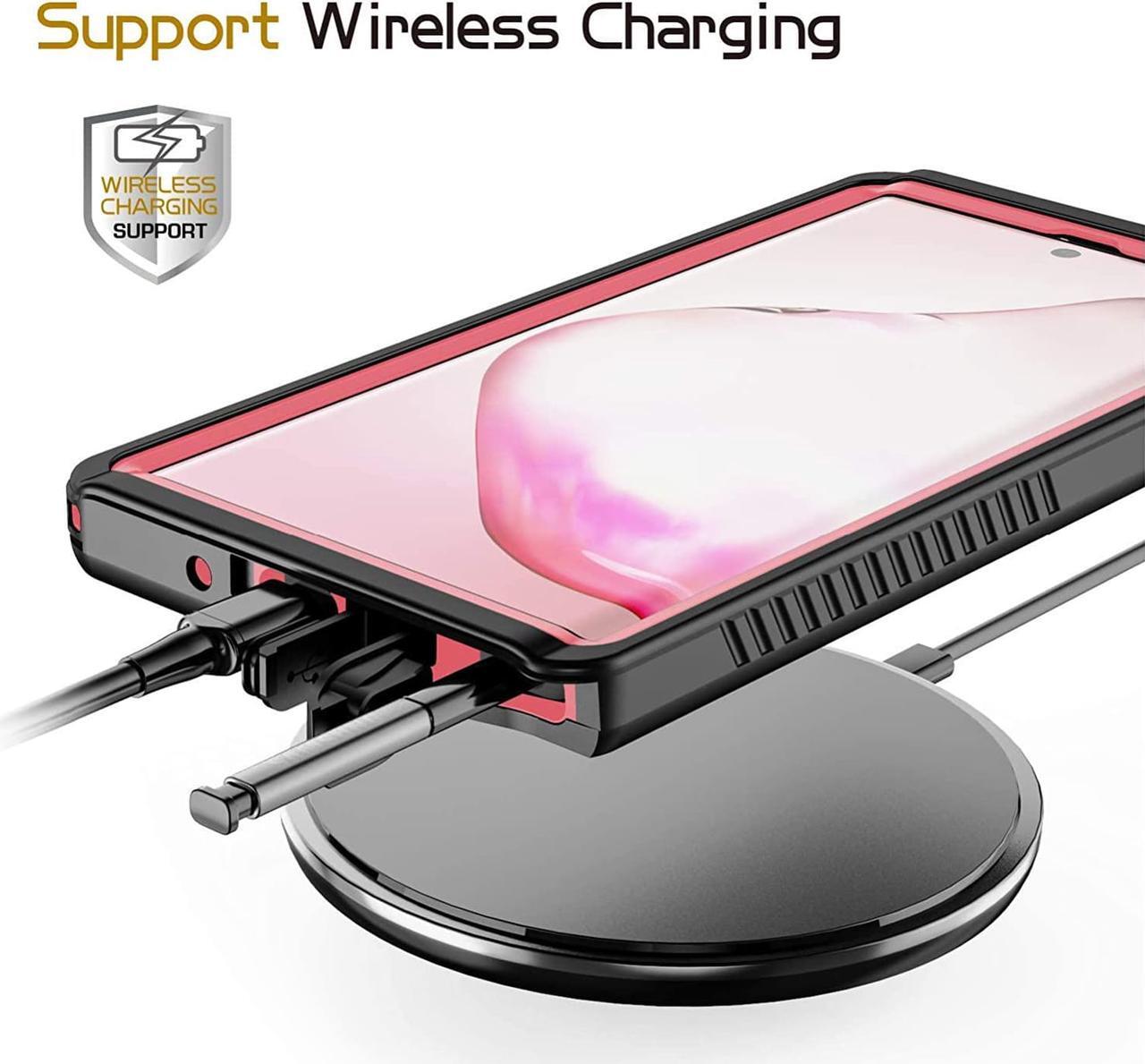 Alt view image 7 of 7 - Galaxy Note 10 Plus Case with Built-in Screen Protector & Camera Protector] [Full Body Waterproof] [Shockproof] [Dustproof] [Anti-Scratched] Clear Phone Cover for Galaxy Note 10 Plus 5G 6.8 inch