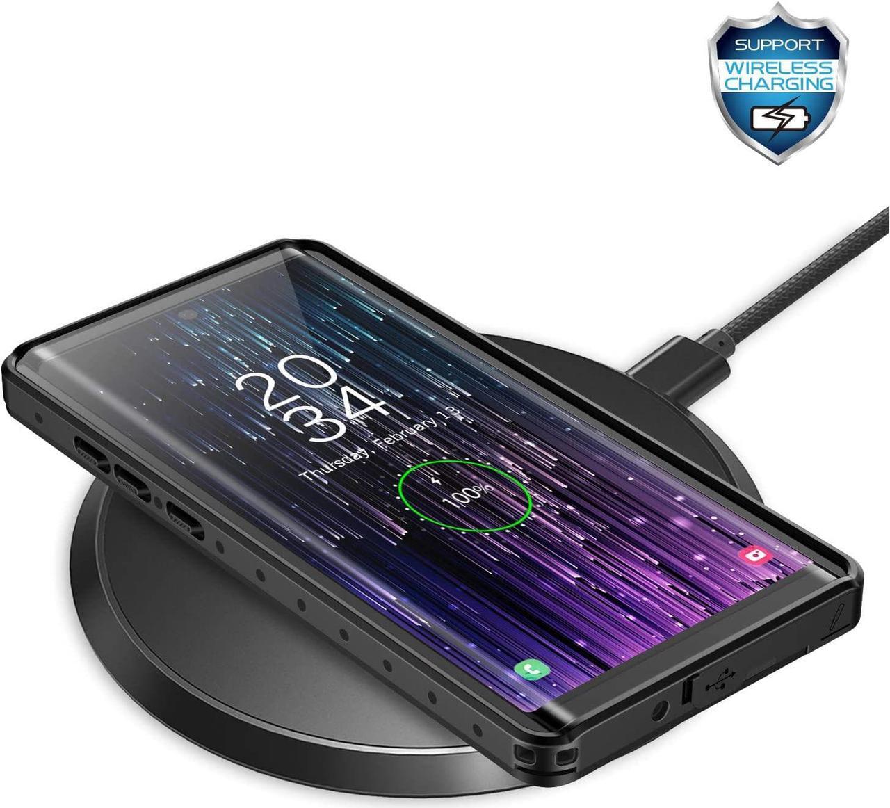 Alt view image 6 of 7 - For Samsung Galaxy Note 10+ Plus Waterproof Case, Built-in Screen Protector Fingerprint Unlock with Film, Shockproof Full Body Cover Waterproof Case for Samsung Galaxy Note 10+ Plus 5G 6.8 inch 2019