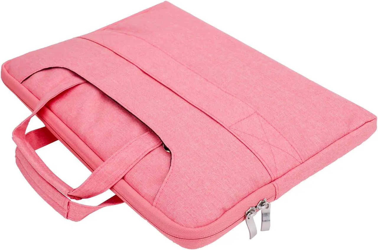 Alt view image 3 of 7 - Universal 11 12 13 14 inch Laptop Bag, Computer Bag, Water Resistant Laptop Briefcase, Laptop Case Sleeve with Shoulder Strap for MacBook Acer Lenovo HP Dell Samsung