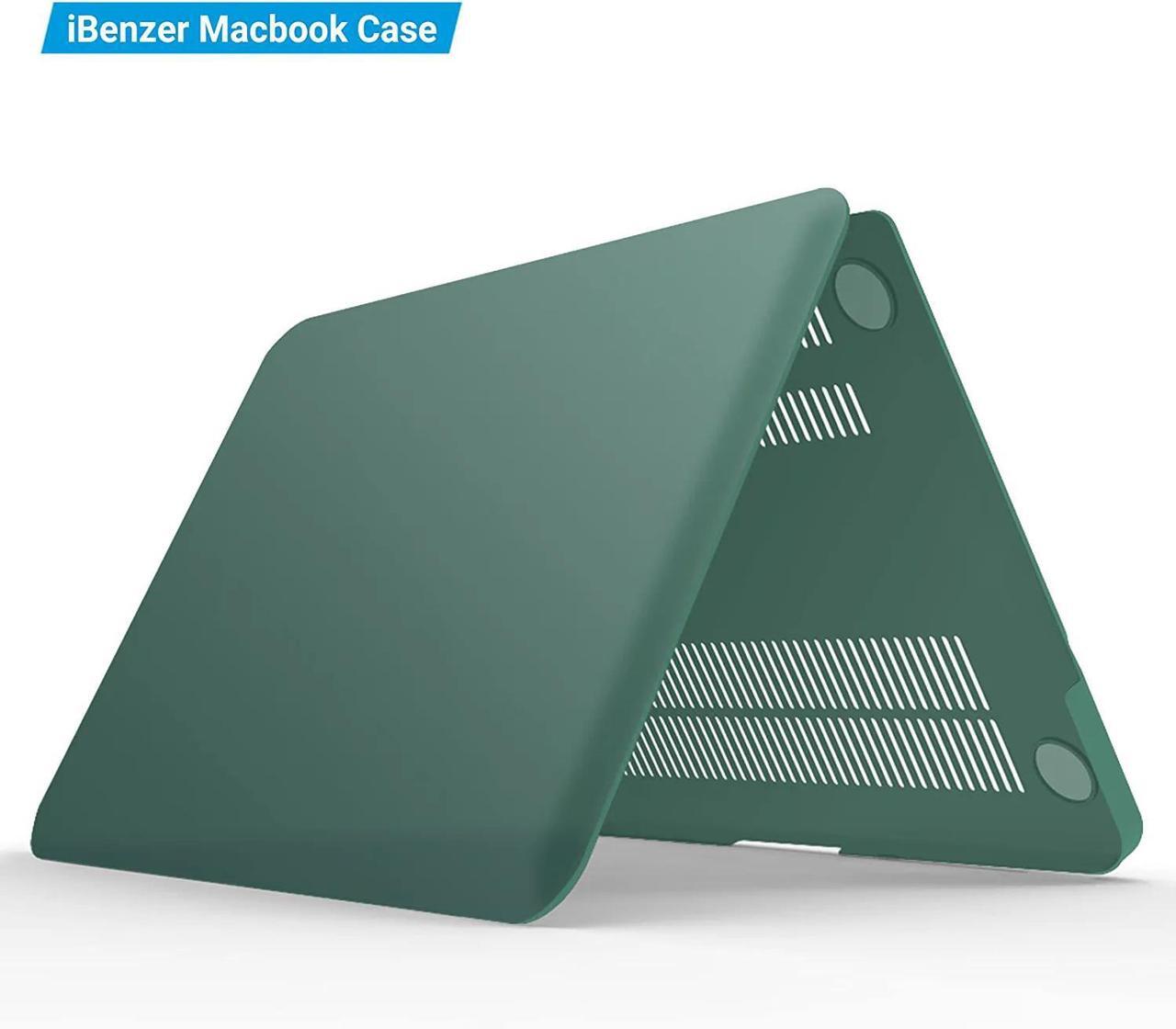 Alt view image 6 of 7 - Compatible with MacBook Pro 13 Inch case A1278 Release 2012-2008, Plastic Hard Shell Case with Keyboard Cover for Apple Old Version Mac Pro 13 with CD-ROM Green