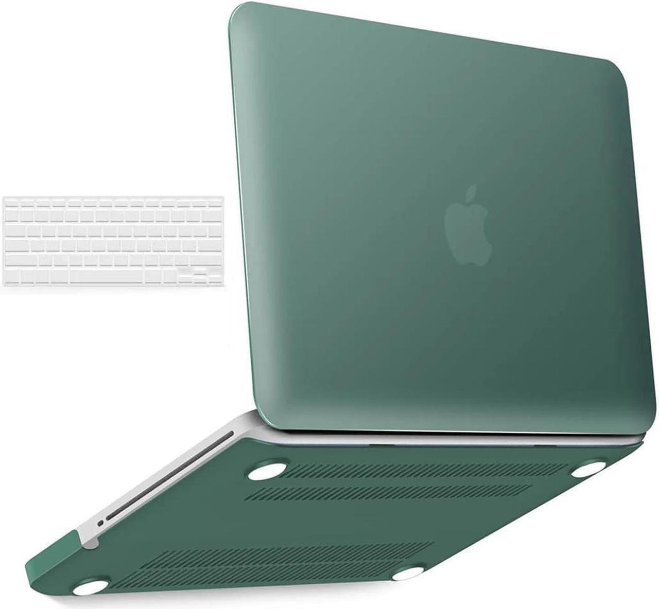 Main image of Compatible with MacBook Pro 13 Inch case A1278 Release 2012-2008, Plastic Hard Shell Case with Keyboard Cover for Apple Old Version Mac Pro 13 with CD-ROM Green