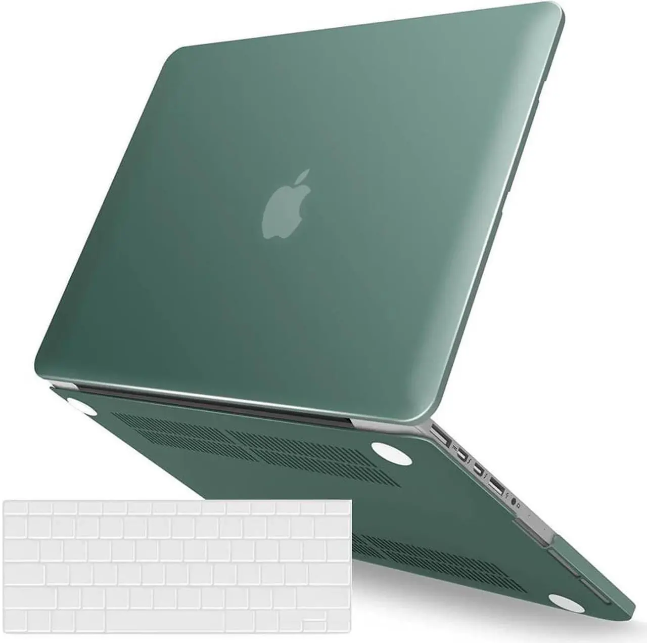 Main image of Compatible with MacBook Pro 13 Inch Case 2015 2014 2013 end 2012 Model A1502 A1425, Hard Shell Case with Keyboard Cover for Old Version Apple Mac Pro Retina 13 Matte Transparent Green
