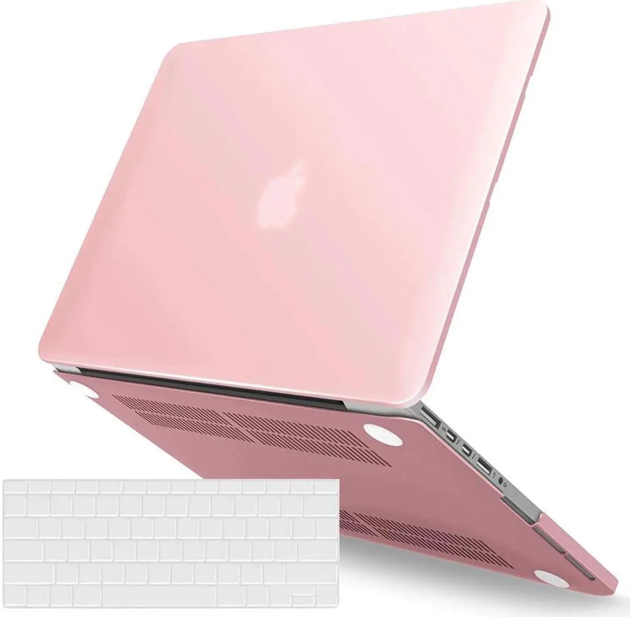 Main image of Compatible with MacBook Pro 13 Inch Case 2015 2014 2013 end 2012 Model A1502 A1425, Hard Shell Case with Keyboard Cover for Old Version Apple Mac Pro Retina 13 Matte Transparent Pink