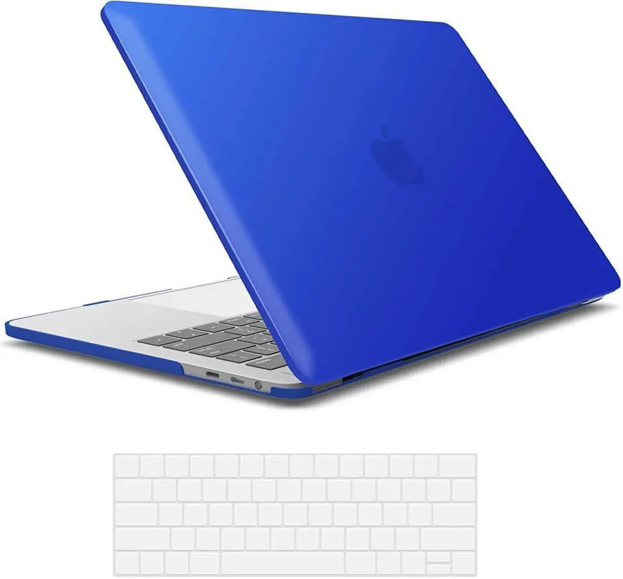 Main image of Compatible with MacBook Pro 15 Inch Case 2019 2018 2017 2016 A1990 A1707, Hard Shell Case with Keyboard Cover & Type C Adapter for Mac Pro 15 Touch Bar Blue