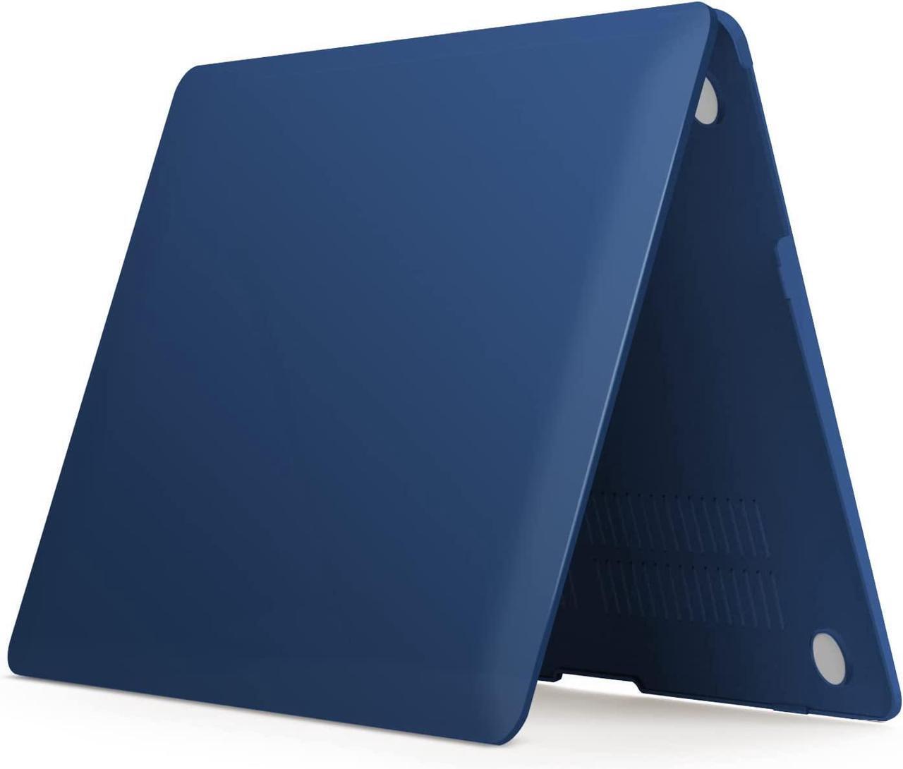 Alt view image 5 of 7 - Compatible with MacBook Air 11 Inch Case Model A1370 A1465, Soft Touch Plastic Hard Shell Cover with Keyboard Cover for Apple Mac Air 11" Navy Blue
