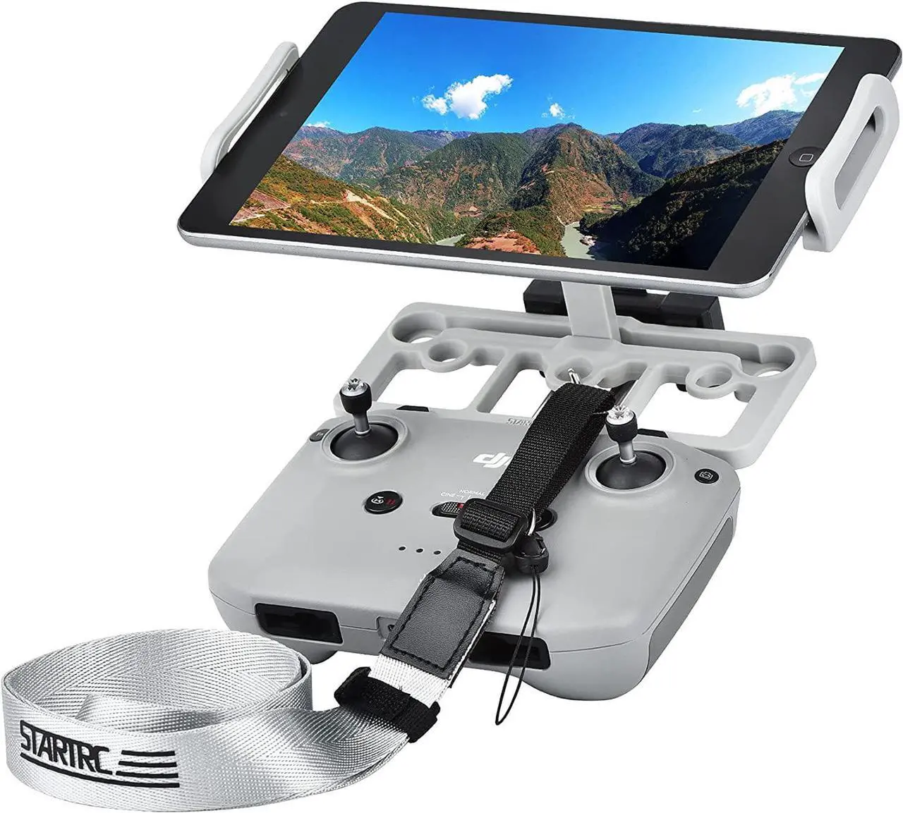 Main image of Mavic Air 2S / Mini 2 Tablet Stand, Flexible 4-12 Inch Smart Phone & Tablet Mount Holder with Lightning & USB-C Cables for DJI Mavic Mini 2, Mavic Air 2S, Mavic Air 2, Mavic Mini Remote Controller
