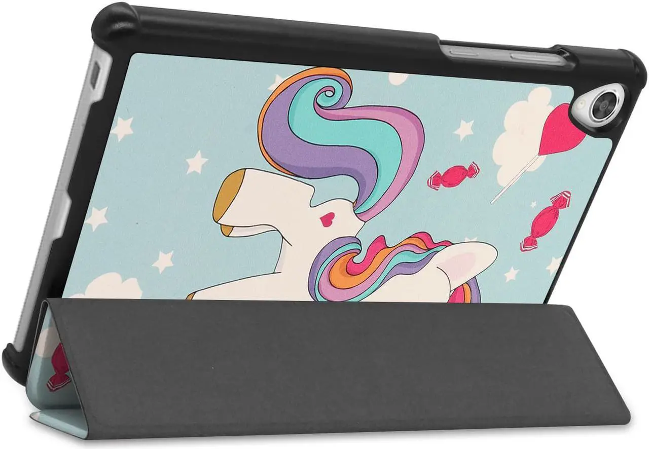 Alt view image 5 of 7 - Case for Lenovo 8.0 Inch Tab M8 Gen 3 2022/ Smart Tab M8 Gen 3 2022/Tab M8 HD LTE 2021/ Tab M8 HD/Smart Tab M8/Tab M8 FHD 2019, Slim Lightweight Stand Hard Shell Protective Cover with Stylus Pen