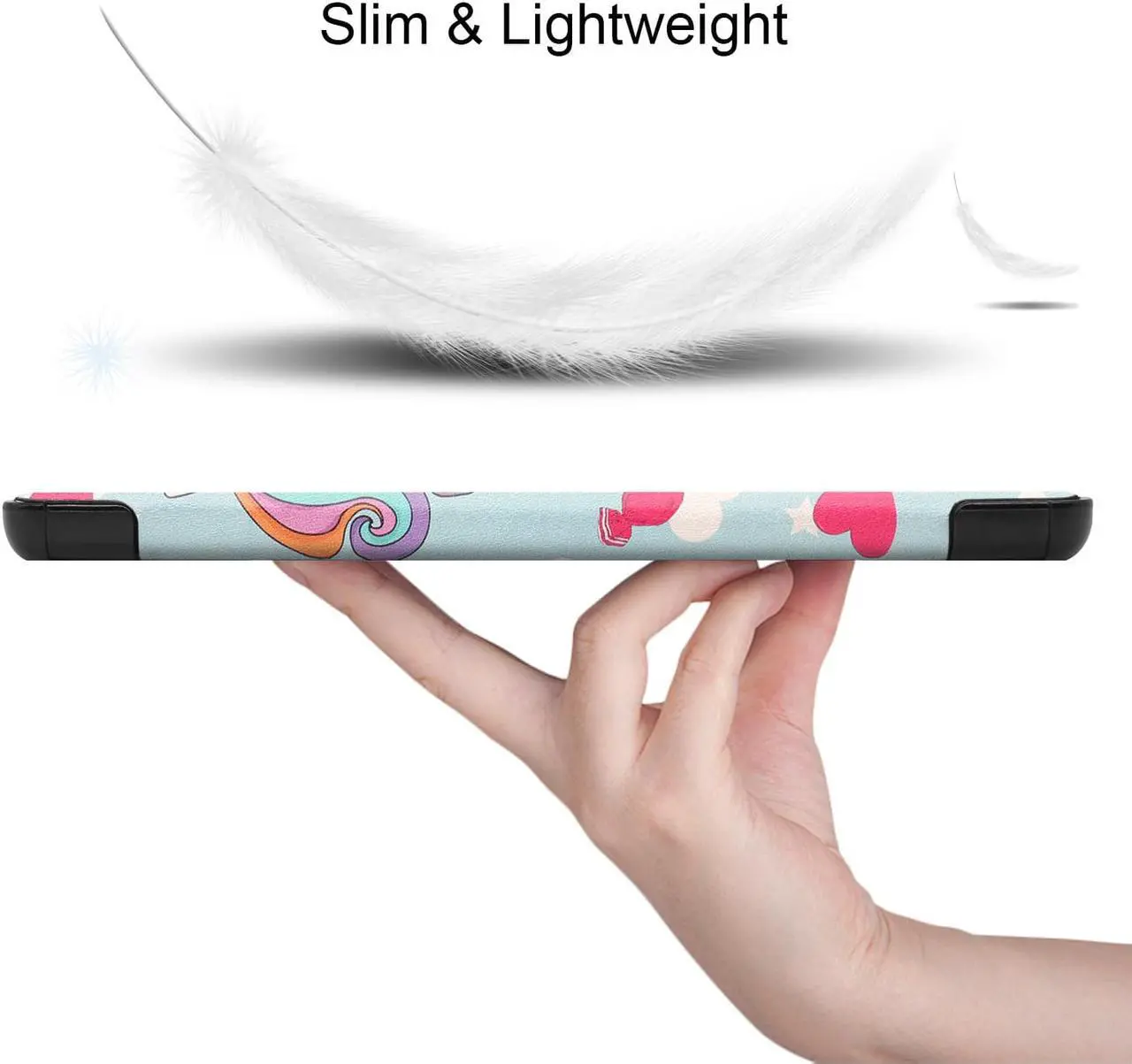 Alt view image 3 of 7 - Case for Lenovo 8.0 Inch Tab M8 Gen 3 2022/ Smart Tab M8 Gen 3 2022/Tab M8 HD LTE 2021/ Tab M8 HD/Smart Tab M8/Tab M8 FHD 2019, Slim Lightweight Stand Hard Shell Protective Cover with Stylus Pen