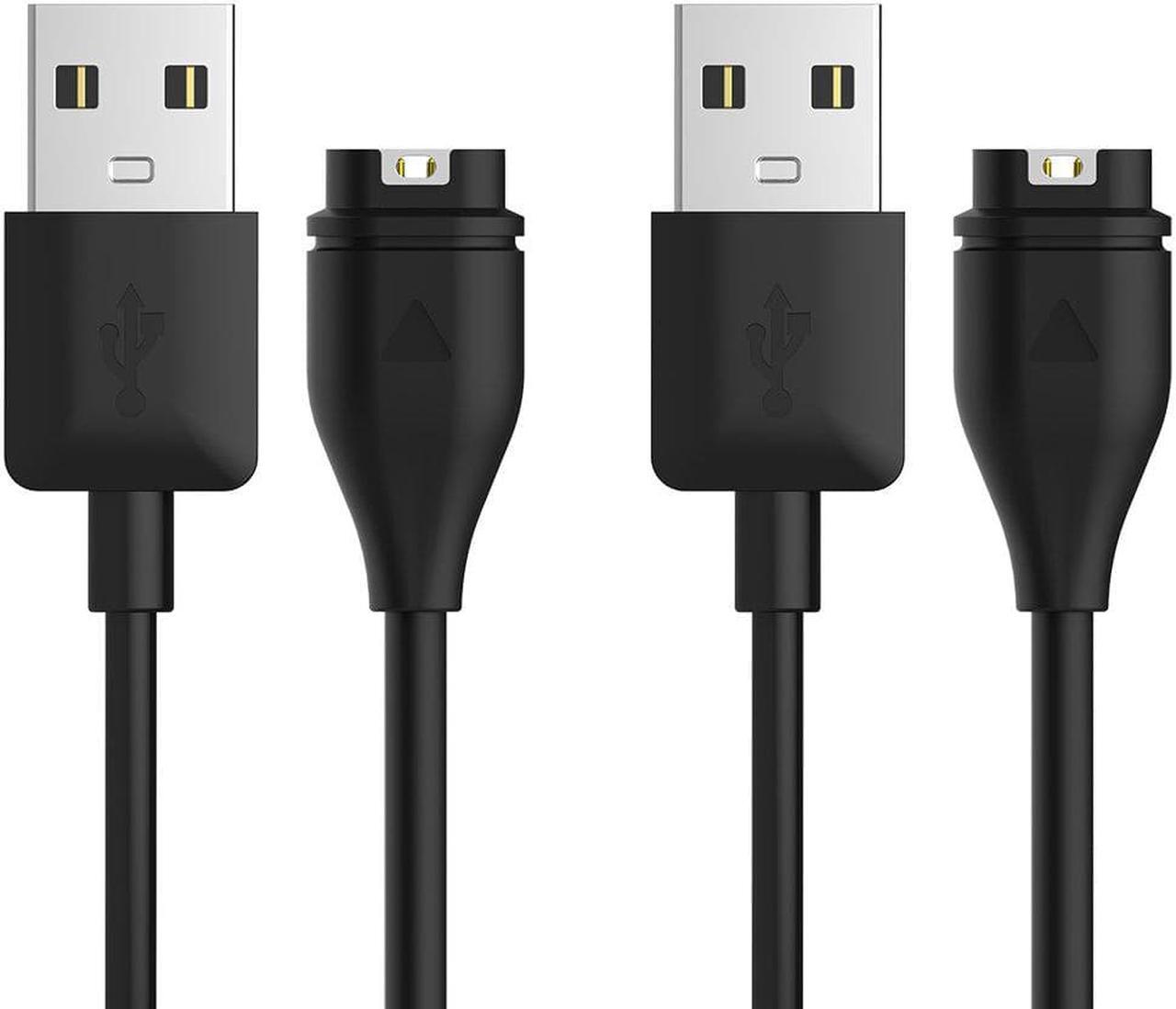 Main image of [2-PACK] TUSITA Charger Cable Compatible with Garmin Fenix 5 5S 5X 6 6S 6X Plus Pro 7 7S 7X, Forerunner 945 45 45S 245 Music,Approach S10 S40 S60 G12 S12 S42,Vívoactive 3 4 4S, Instinct,Venu 2 2S Plus