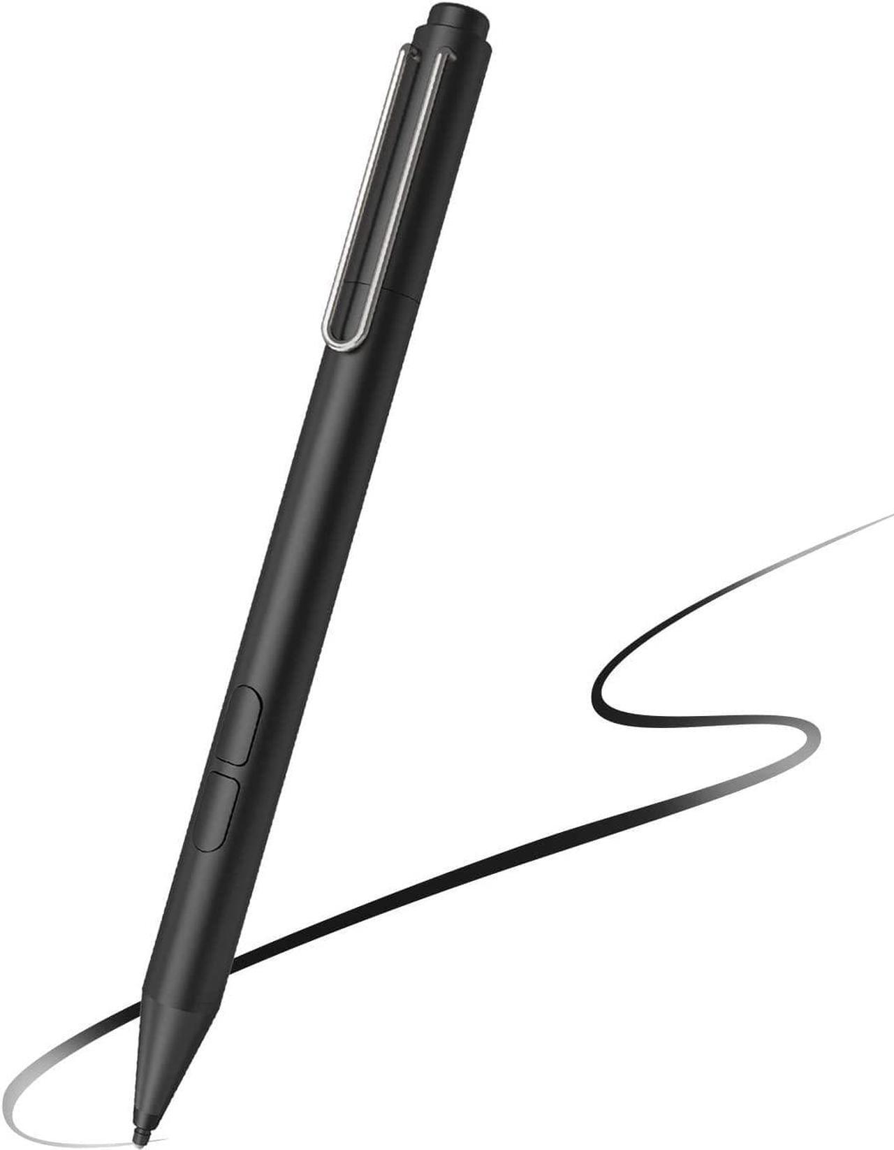 Main image of Stylus Pen for Microsoft Surface, Palm Rejection, 1024 Levels Pressure, Flex & Soft HB Nib, Compatible with Surface Pro/Book/Laptop/Go, Including 2 Spare Nibs & AAAA Battery