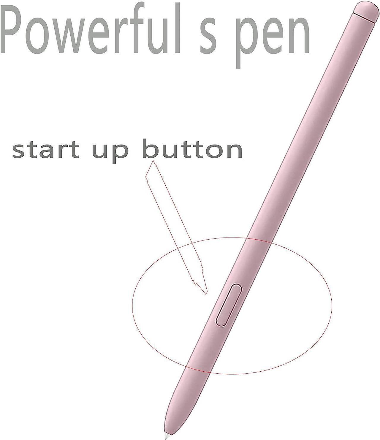 Alt view image 2 of 6 - Galaxy Tab S6 Lite 10.4" S Pen Stylus Replacement Touch Pen for Samsung Galaxy Tab S6 Lite 10.4 inch SM-P610N SM-P615 SM-P610 SM-P613, SM-P619 with Tips Pink