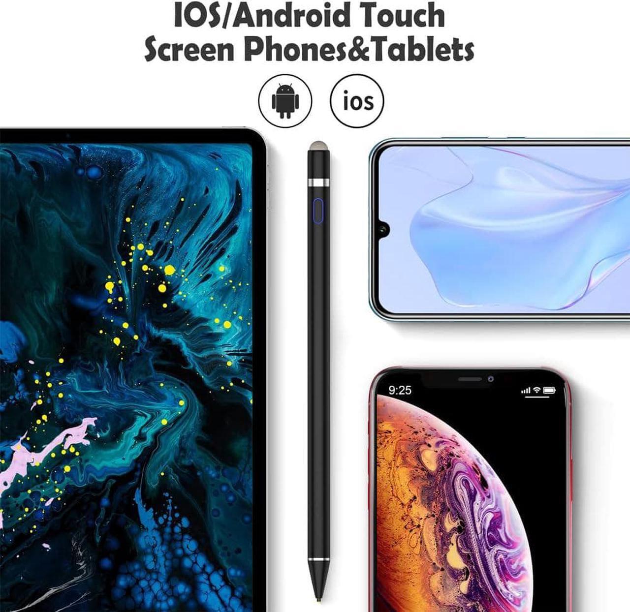 Alt view image 6 of 7 - Active Stylus Pen for Touch Screens, Dual Pen Tips for iOS & Android Drawing & Writing, High Precise Digital Pencil for iPhone 15/14/13/12/11/X/8/7/6, iPad Air/Pro/Mini, Phone/Tablet/Samsung/Kindle