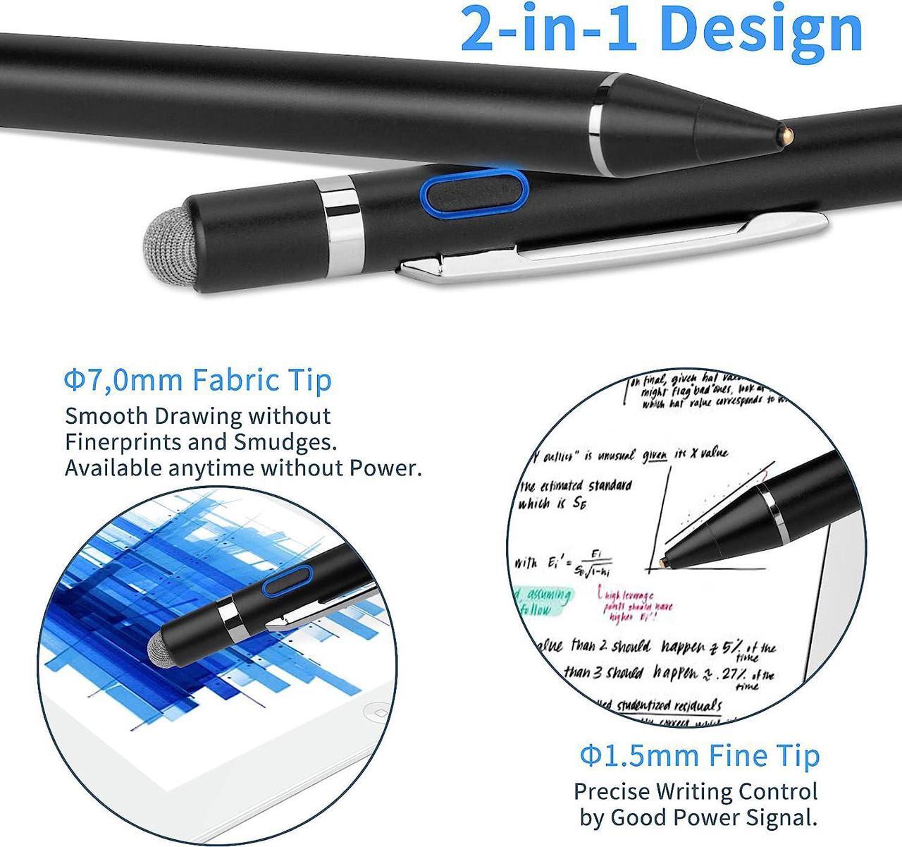 Alt view image 4 of 4 - Stylus Pens for Touch Screens, Universal Fine Point Stylus for iPad, iPhone, Samsung, iOS/Android Smart Phone and Other Tablets, Active Stylus Stylist Pen Pencil for Precise Writing/Drawing