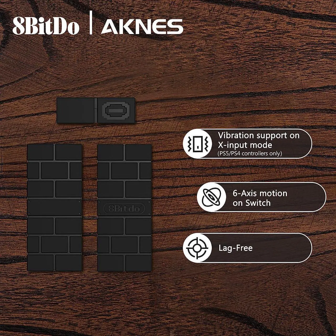 Alt view image 5 of 6 - 8BitDo USB Wireless Controller Adapter 2 Converter Dongle for Switch/Switch OLED,Steam Deck,Windows,Raspberry Pi, macOS, PS5/PS4/PS3 Controller,Xbox Series X/S,Xbox One Bluetooth Controller, OTG Cable