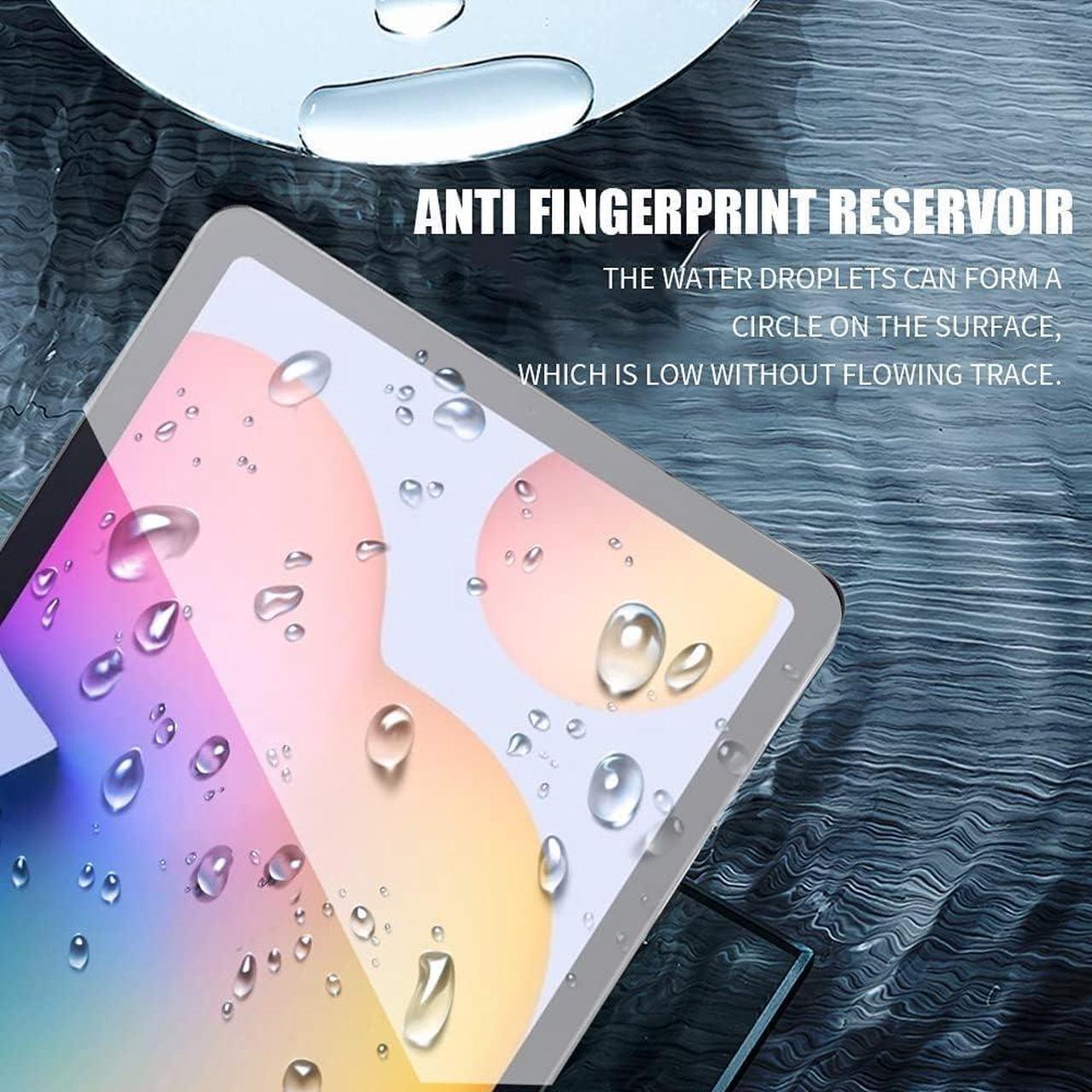 Alt view image 6 of 7 - [2 Pack] Screen Protector for Samsung Galaxy Tab S6 Lite 10.4 inch 2022/2020 SM-P610/P613/P615/P619, 9H Hardness Tempered Glass Film, S Pen Compatible/Face ID/Case Friendly
