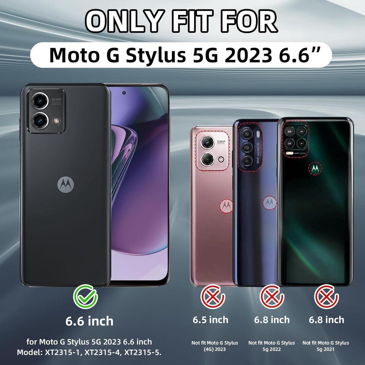 Alt view image 2 of 7 - For Moto G Stylus 5G 2023 Case, IP68 Waterproof Dustproof with Built-in Screen Protector, Rugged Full Body Shockproof Phone Cover for Motorola G Stylus 5G 2023