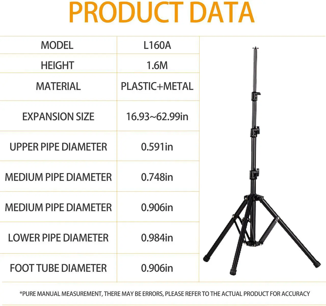 Alt view image 5 of 7 - Microphone Stand, Tripod Boom Arm Floor Mic Stand Height Adjustable Heavy Duty with Carrying Bag 2 Mic Clips 3/8" to 5/8" Adapter for Singing Outdoor performance Podcast for Blue Yeti Shure SM58 SM48