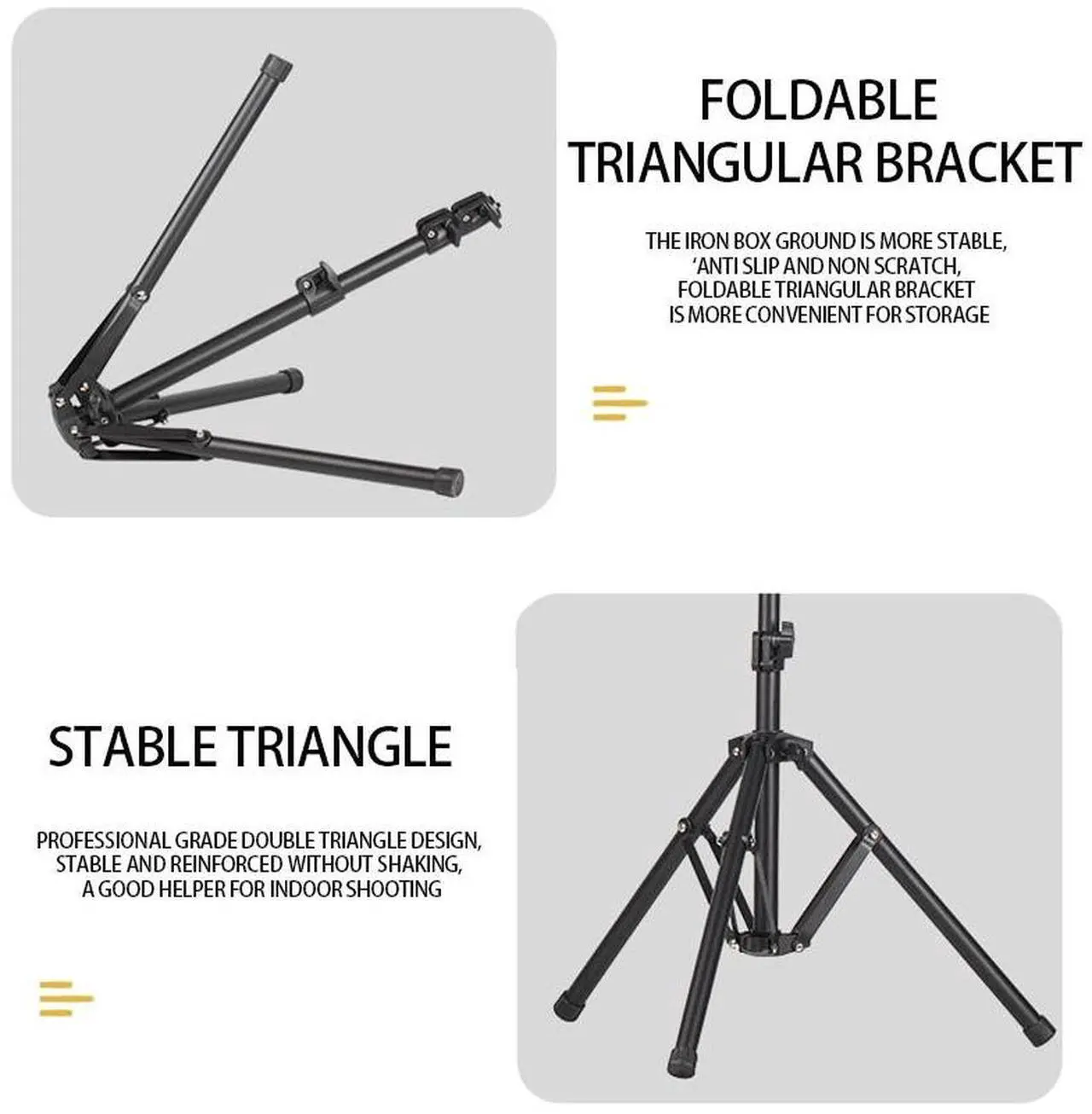Alt view image 7 of 7 - Microphone Stand, Tripod Boom Arm Floor Mic Stand Height Adjustable Heavy Duty with Carrying Bag 2 Mic Clips 3/8" to 5/8" Adapter for Singing Outdoor performance Podcast for Blue Yeti Shure SM58 SM48