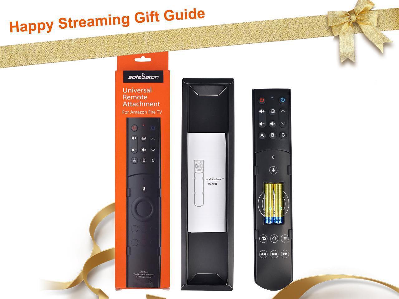 Alt view image 6 of 7 - SofaBaton F2 Universal Remote Control Attachment for Amazon Fire TV Streaming Player with Power Volume and Mute Buttons