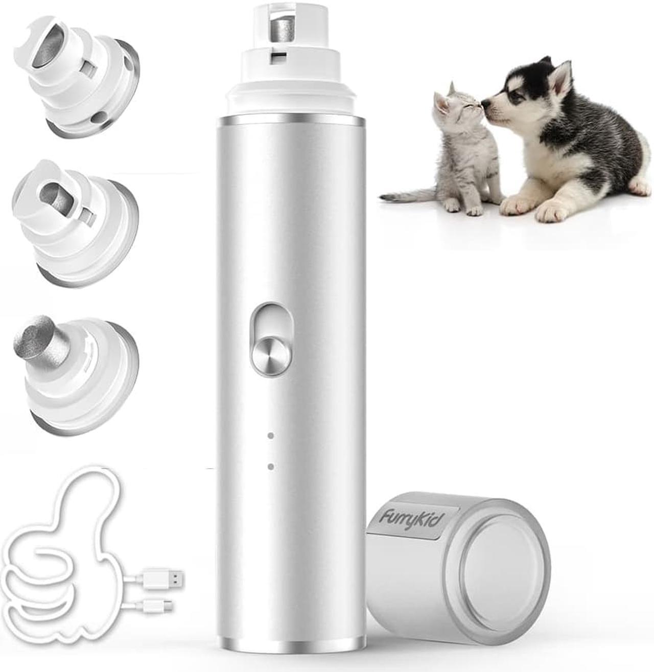 Main image of Dog Nail Grinder, Professional Pet Nail Trimmer, 2-Speed Ultra Quiet & Powerful Nail Clippers, Painless Paws Grooming & Smoothing for All Size Dogs Cats ( Type-C Charging )
