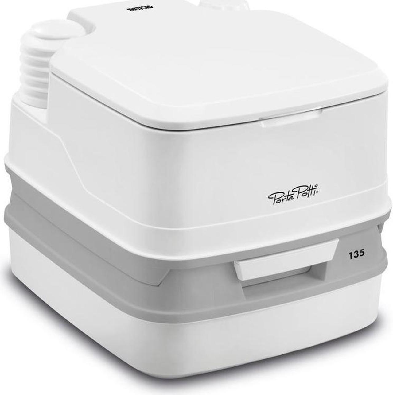 Alt view image 8 of 8 - Thetford 92860 135 2.6 Gallon Porta Potti with Rotating Pour Spout, White