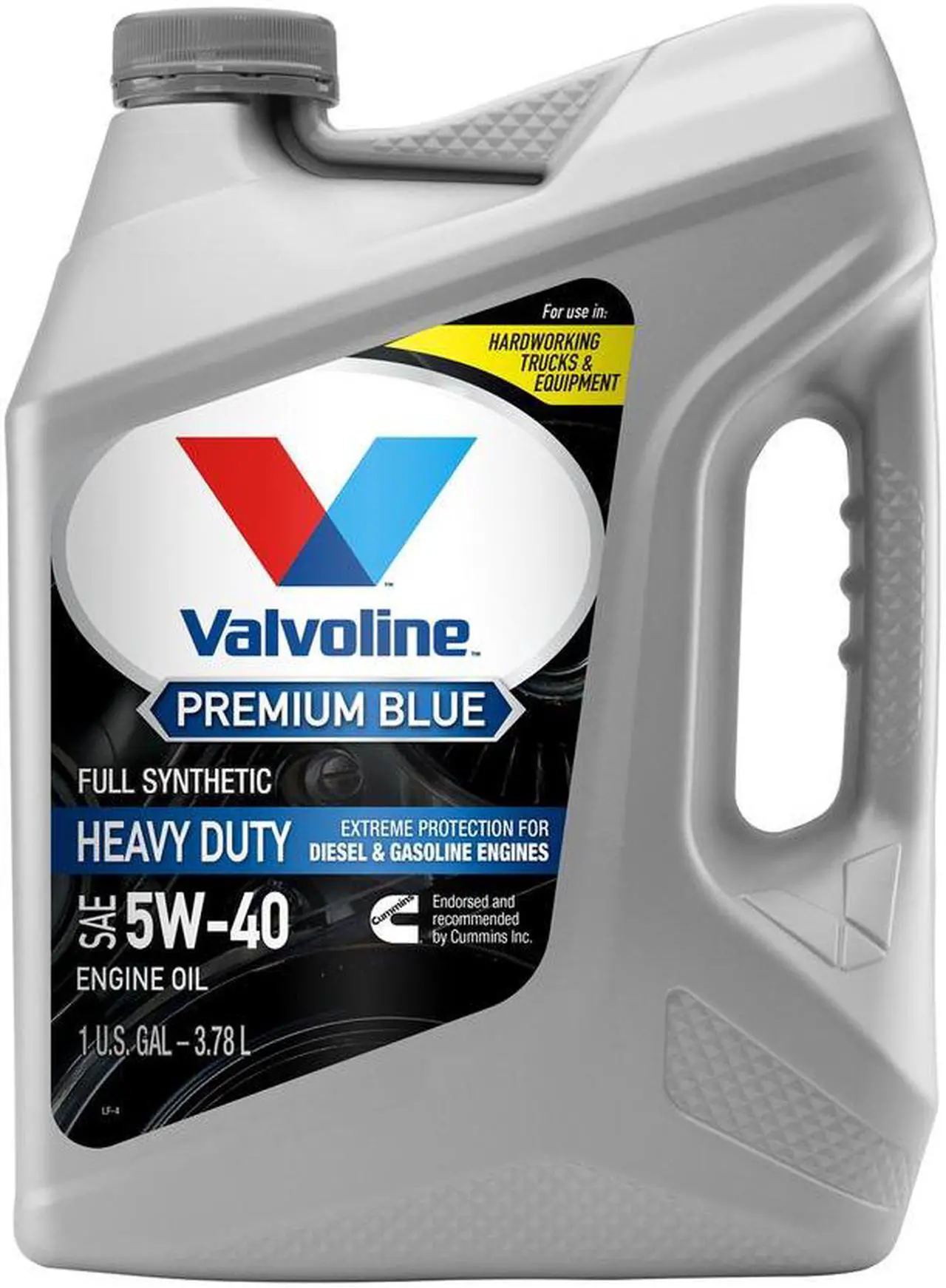 Alt view image 5 of 5 - Valvoline Full Synthetic Diesel Engine Oil, 1 gal. Jug, SAE Grade: 5W-40, Amber