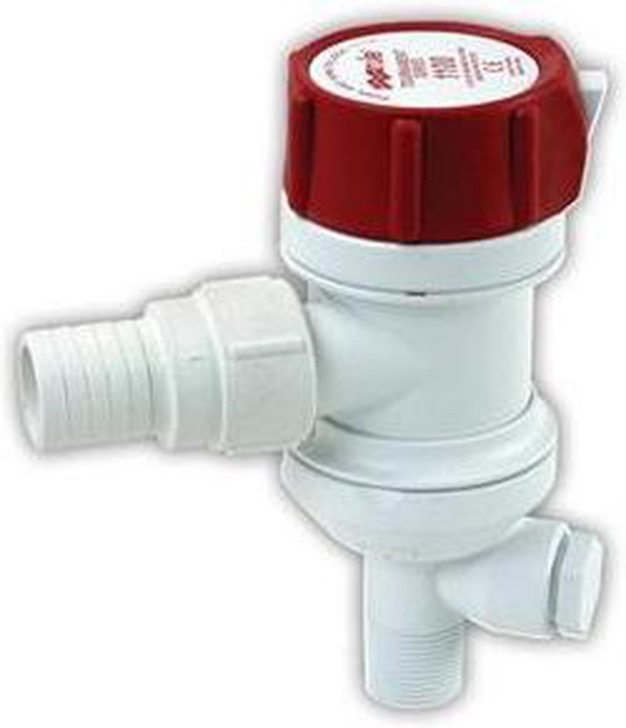 Alt view image 7 of 7 - RULE TOURNAMENT SERIES 800 LIVEWELL PUMP SEACOCK FITTING 403FC