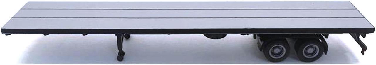 Alt view image 7 of 9 - 48ft Flatbed Trailer Gray Top 1/87 (HO) Plastic Model by Promotex