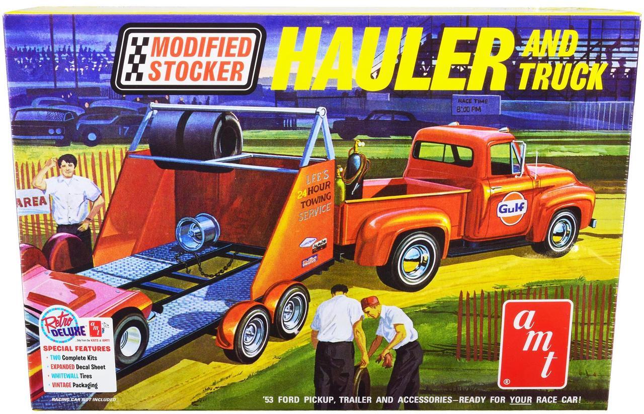 Alt view image 8 of 9 - Ford Pickup Modified Stocker Hauler Model Kit