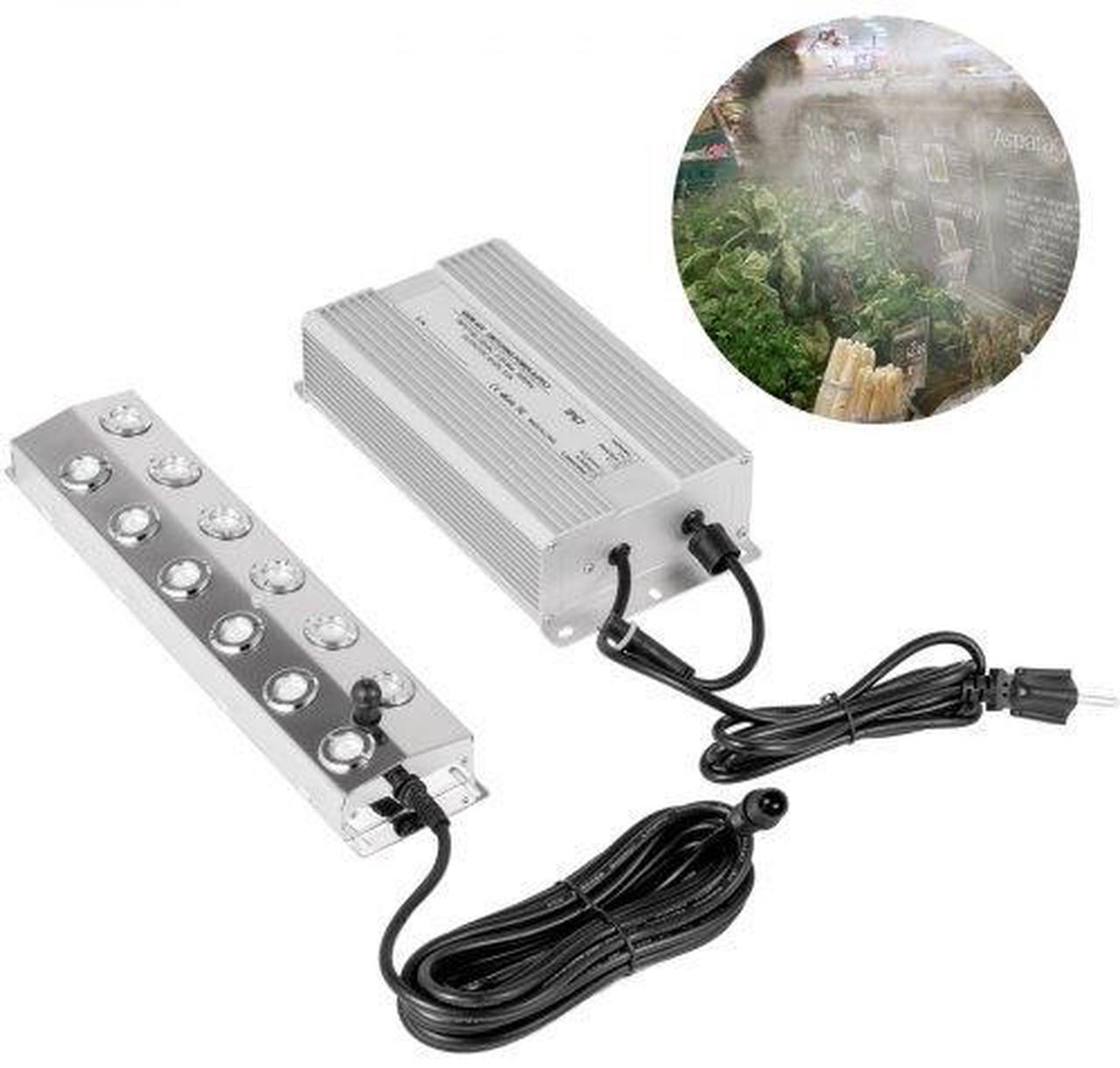 Alt view image 2 of 3 - VEVOR Waterproof Ultrasonic Mist Maker 12 Head Ultrasonic Fogger Humidifier Pond