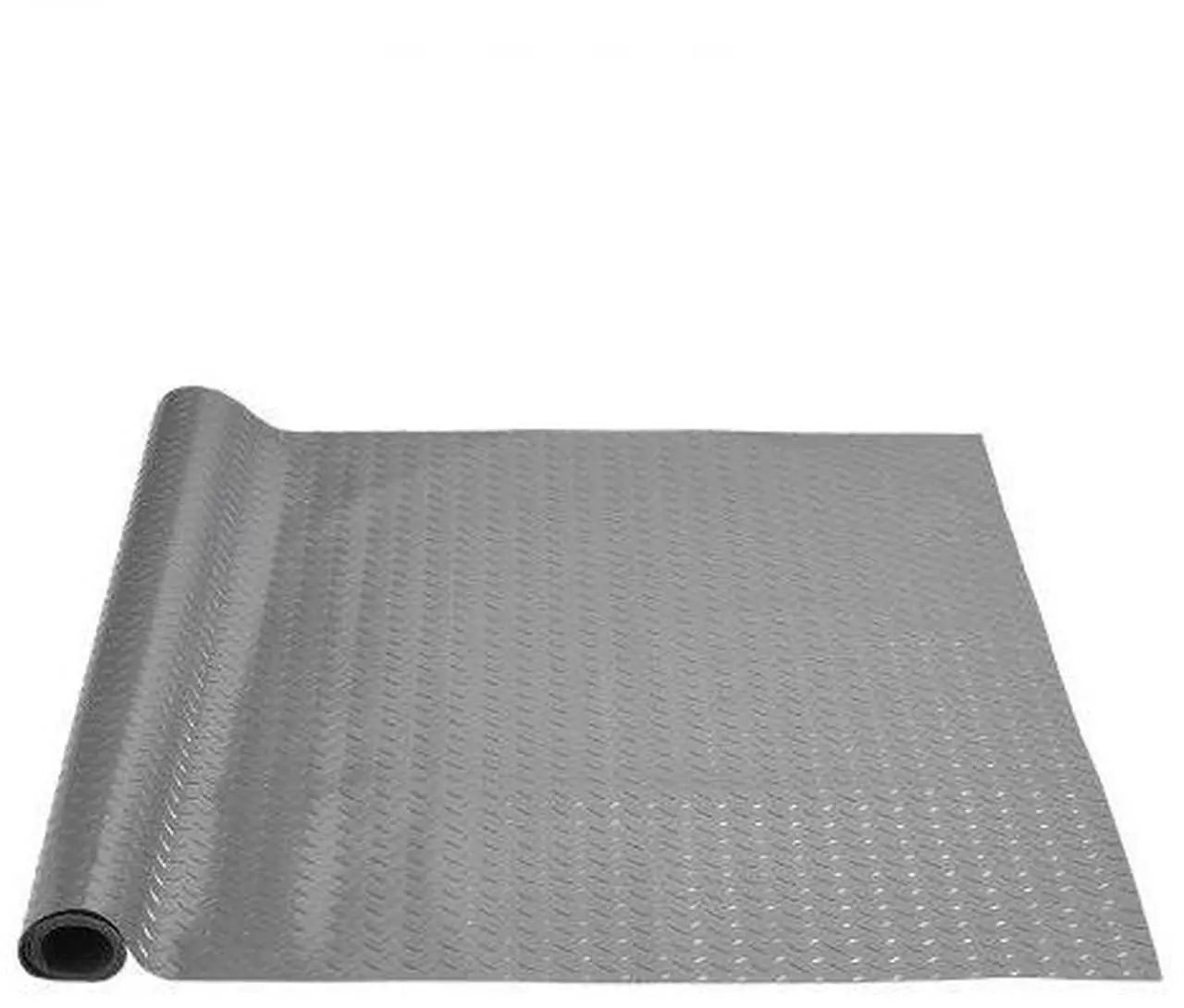 Alt view image 2 of 2 - VEVOR Garage Floor Mat Garage Flooring Roll 4.9x9.2ft Anti-Slip Silver PVC Vinyl