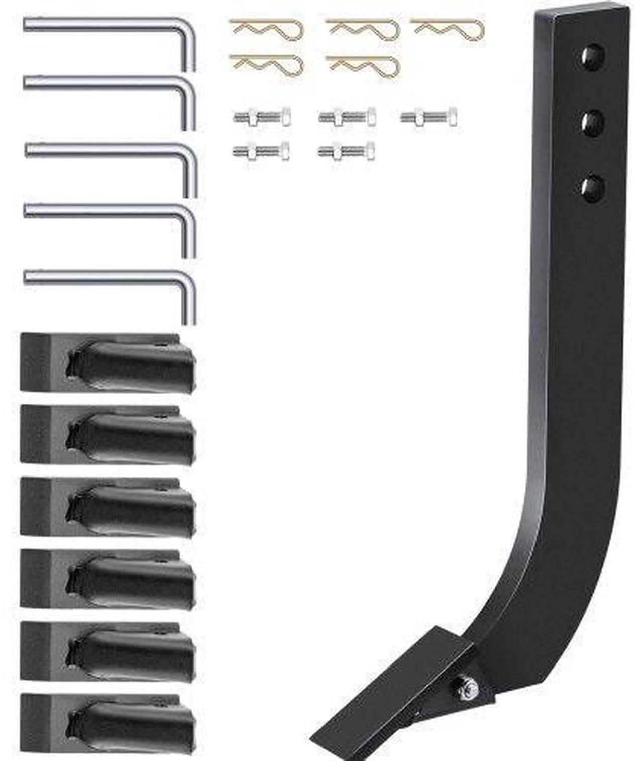 Alt view image 3 of 3 - VEVOR 16'' Box Blade Shank Scarifier Shanks Teeth 3 Holes Box Scraper Shank 5pcs