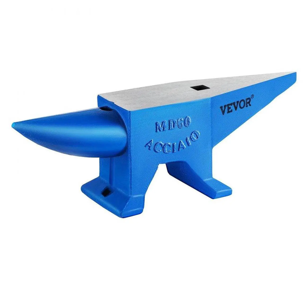 Alt view image 2 of 8 - VEVOR 132lb Blacksmith Anvil Steel Anvil 60kg Solid Heat Treated Round Horn Metal Work