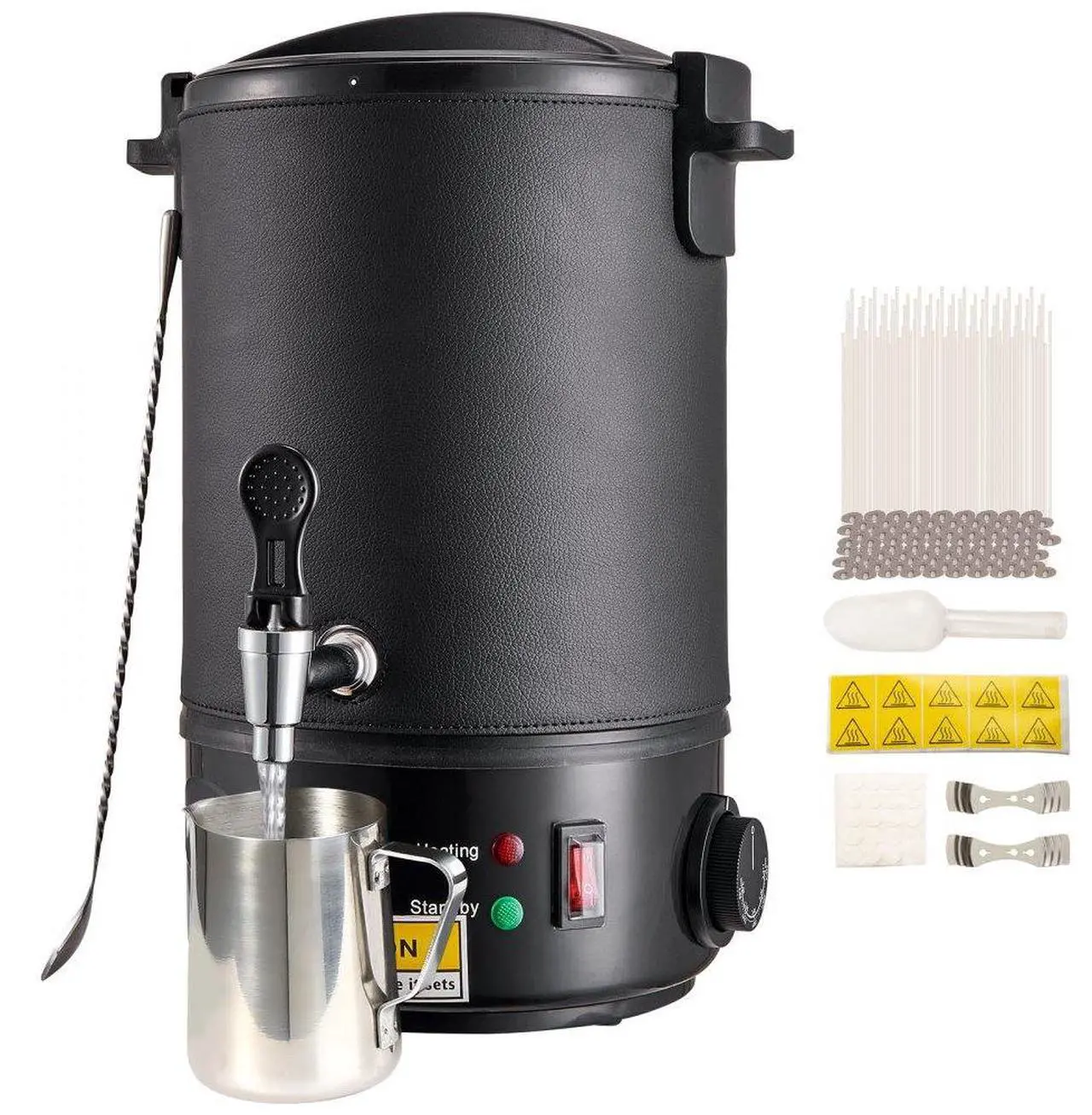 Alt view image 2 of 8 - VEVOR Wax Melter for Candle Making, 6.5 Liter Large Electric Wax Melting Pot Easy Pour Spout & 9-level Temperature Control, Easy Clean for Candle Soap Cream Beauty Bulk Production Business or Home