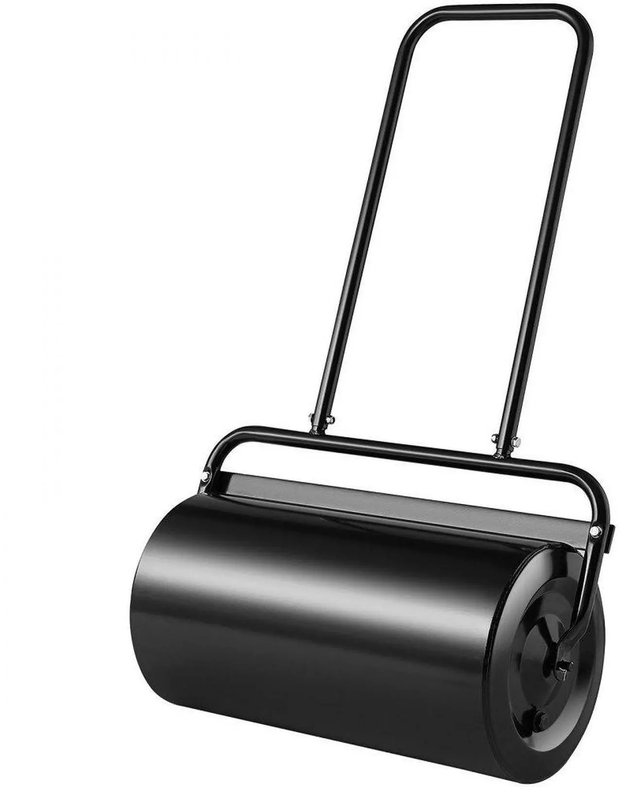 Main image of VEVOR Lawn Roller, 13 Gallon Sand/Water Filled Yard Roller, Steel Sod Roller with Easy-turn Plug and U-Shaped Ergonomic Handle for Convenient Push and Pull, for Lawn, Garden, Farm, Park, Black