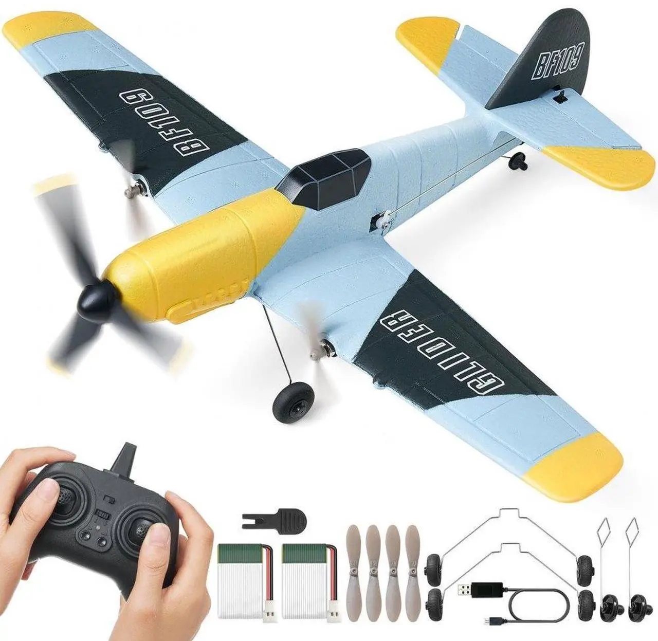 Main image of VEVOR RC Airplane WWII Fighter EPP Foam RC Plane Toy with 2.4 GHz Remote Control