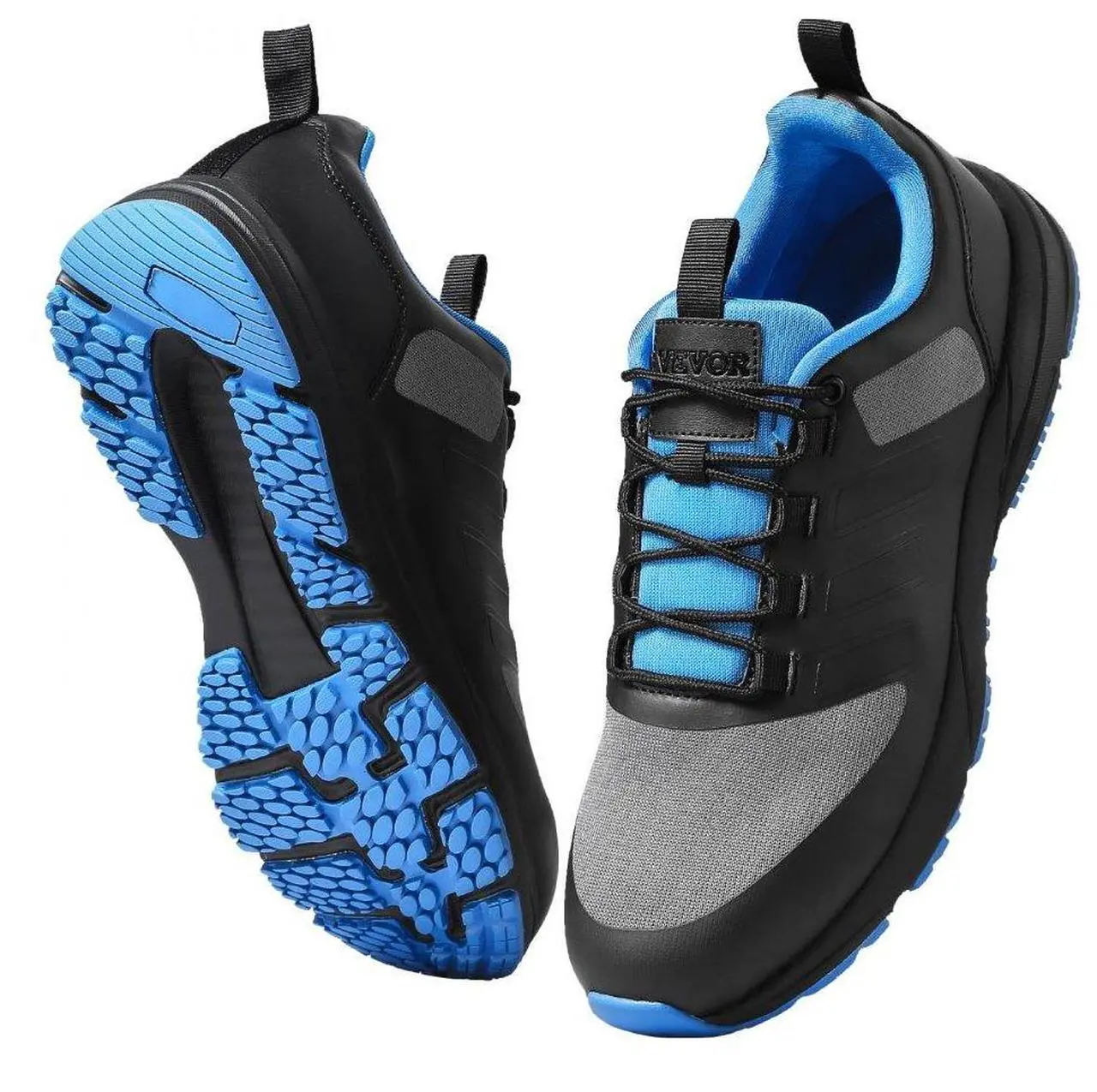 Main image of VEVOR Cross Training Shoes W Width Sneakers US Size 10 Wide Toe Box Shoes Black