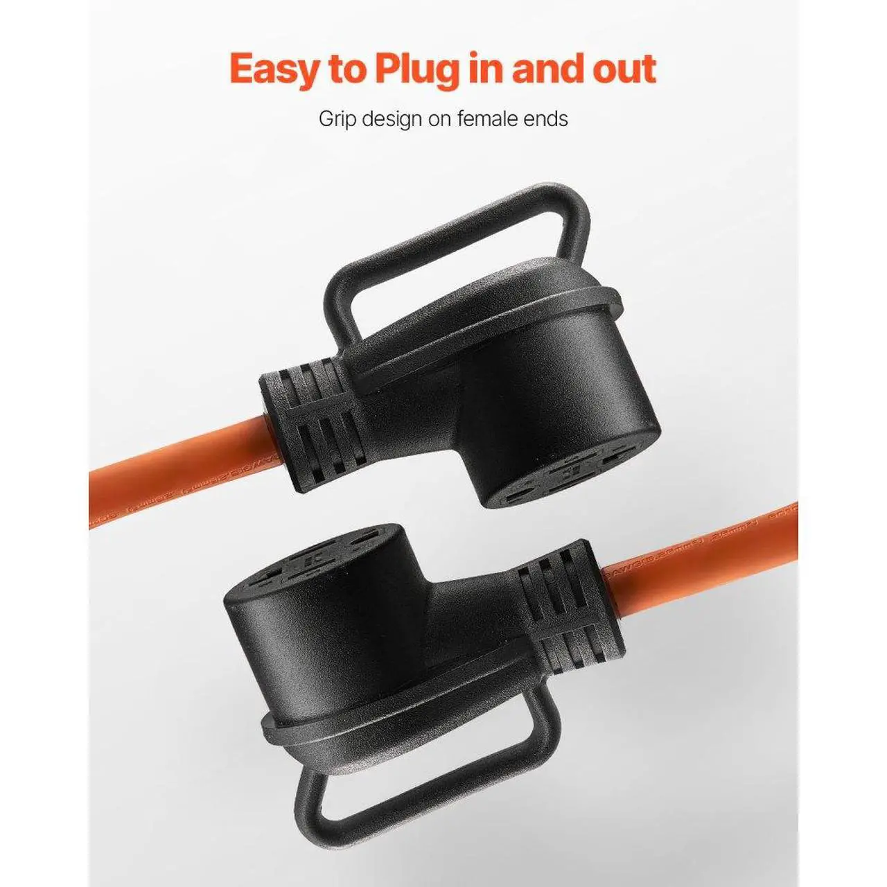 Alt view image 6 of 7 - 50 ft Dryer Extension Cord 4-Prong NEMA 14-30P to 14-30R Dryer Cord 30A