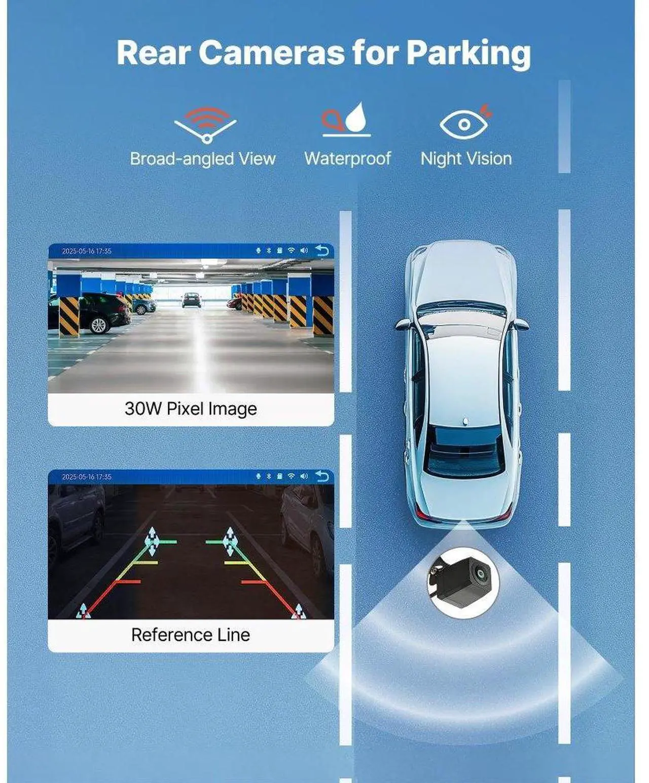 Alt view image 4 of 7 - Car Stereo Radio CarPlay Touchscreen 7 in Apple Android Auto Backup Camera