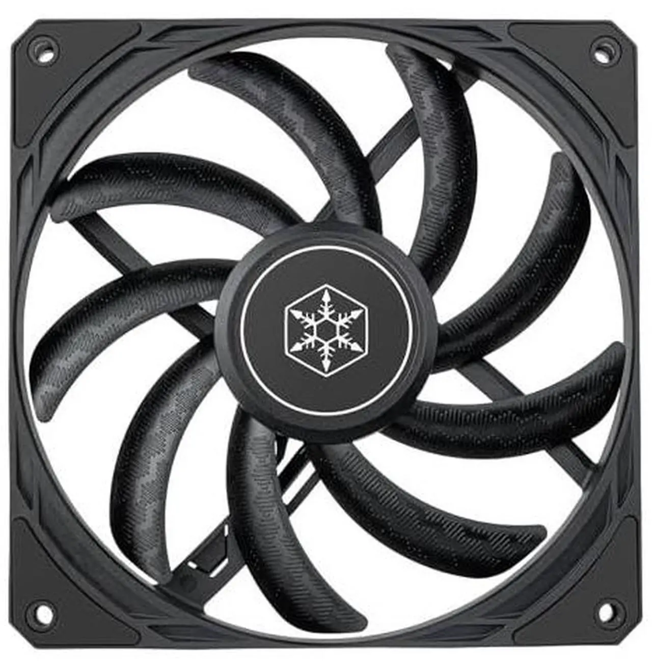 Alt view image 7 of 12 - SilverStone SST-AS140B Air Slimmer 140 Enhanced 140mm slim fan with full-range PWM