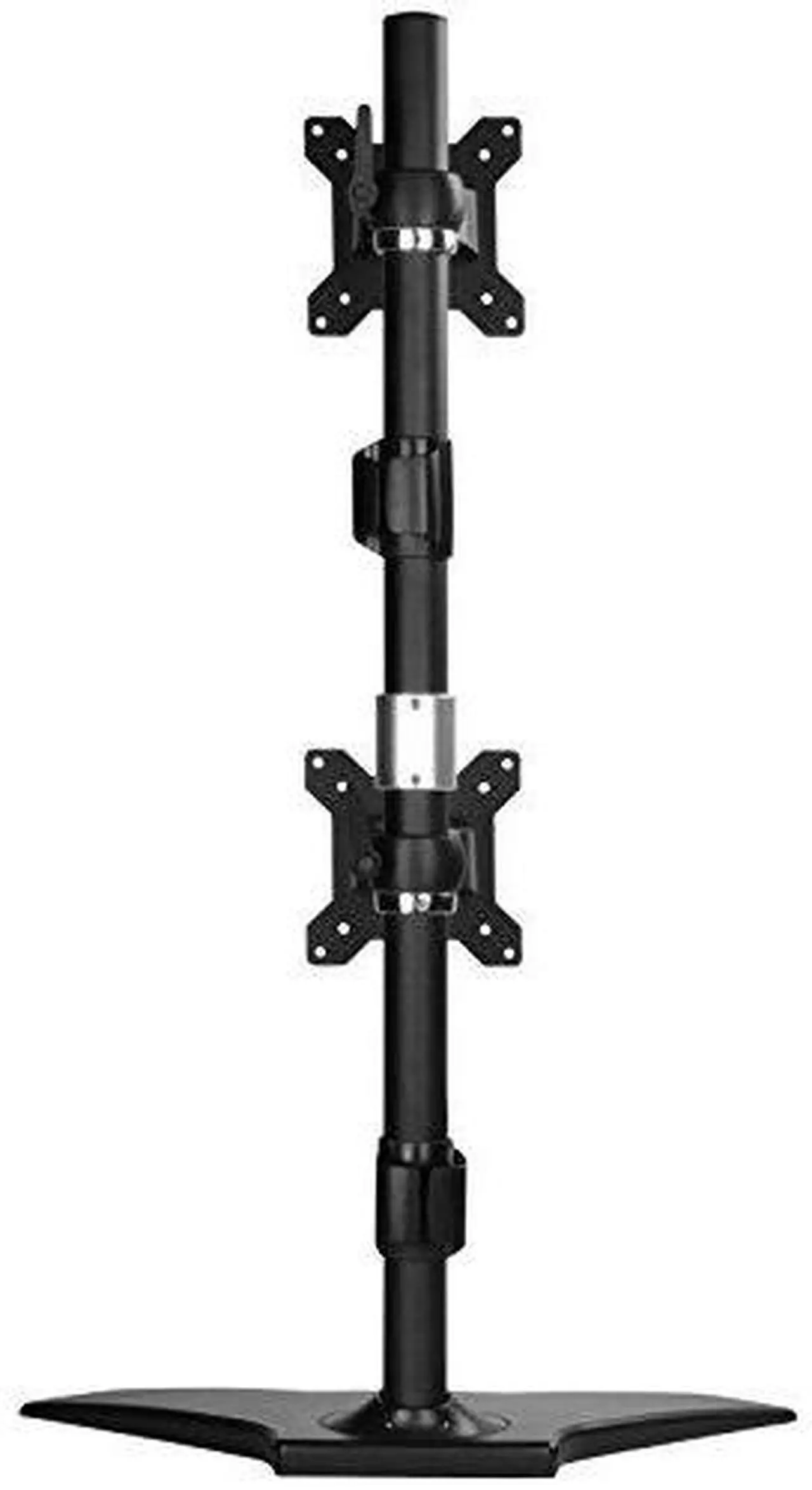 Alt view image 6 of 9 - Vertical dual LCD monitor desk stand, support up to 24" LCD monitor