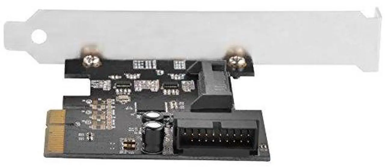 Alt view image 5 of 8 - SilverStone Technology USB 3.1 Gen2 PCIe card with internal 19pin connector plus Pericom ReDriver ECU04-E