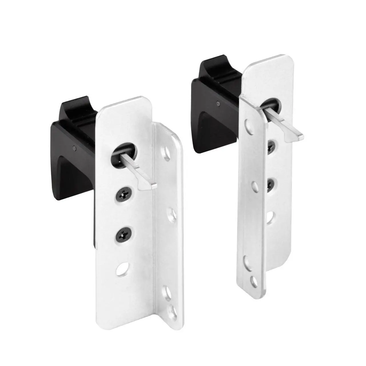 Alt view image 4 of 9 - Auto lock handle for convenient fixation of 2U rackmount to cabinet
