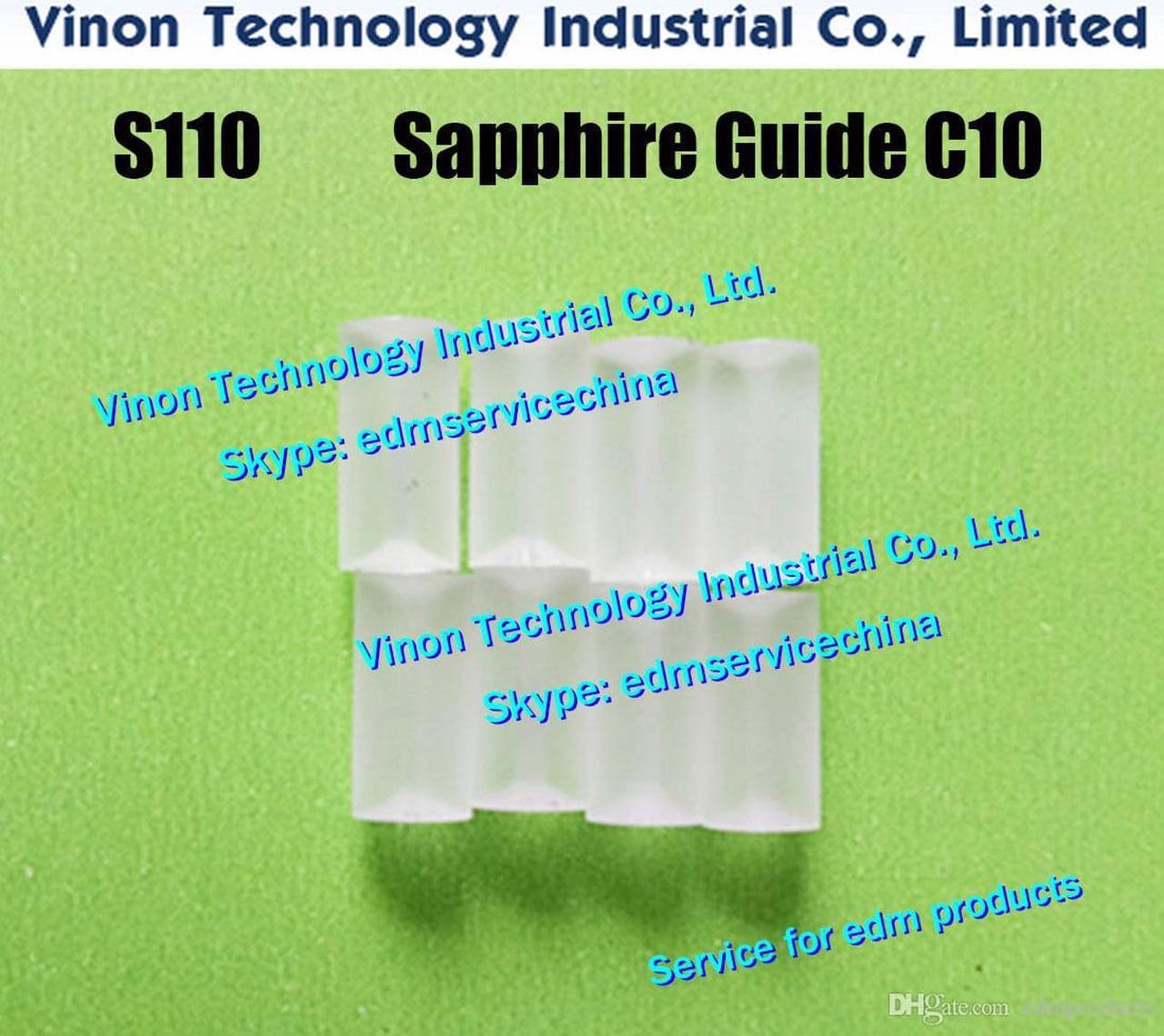 Ø0.8mm S110 edm Sapphire guide type C-10 3110135, Sub Guide Upper 0205799,MW420576B,H487028 for Sodic AQ,AD,AG FJ type Guide C10