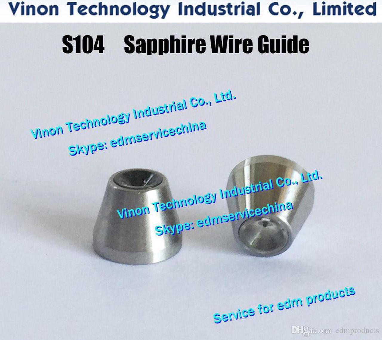 Ø0.255mm edm Wire Guide (Sapphire) S104 3080222, Upper Dies B (Sapphire) 0205406 for AQ,A,EPOC edm machine EDM Sapphire Guide