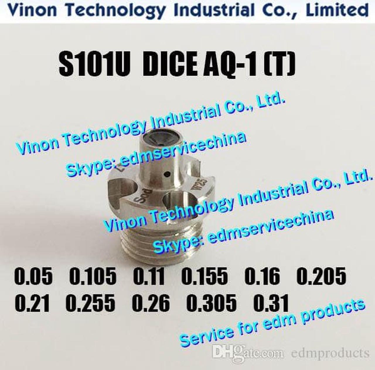 J17107A d=0.205mm edm DICE AQ-1U(T) S101U, New Style Upper Wire Guide 0.205 (Black diamond type) for AL series Wire-CUT machine