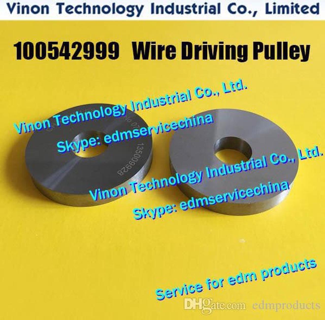 (1pc) 100542999 Wire Driving Pulley C409 Ø40xØ12x6mm for ROBOFIL 230F,240,330F series machine, Charmilles edm spare parts 542.99