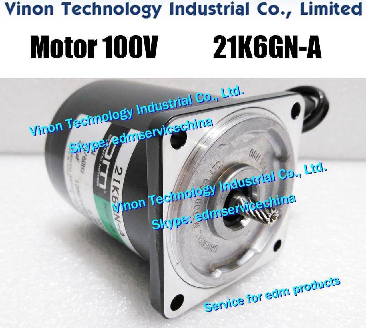 21K6GN-A Motor 6W/100V (Japan Oriental) for AgieCharmilles Drill EDM Machine HD,SD Induction Motor 2IK6GN-A,200002139 Charmilles