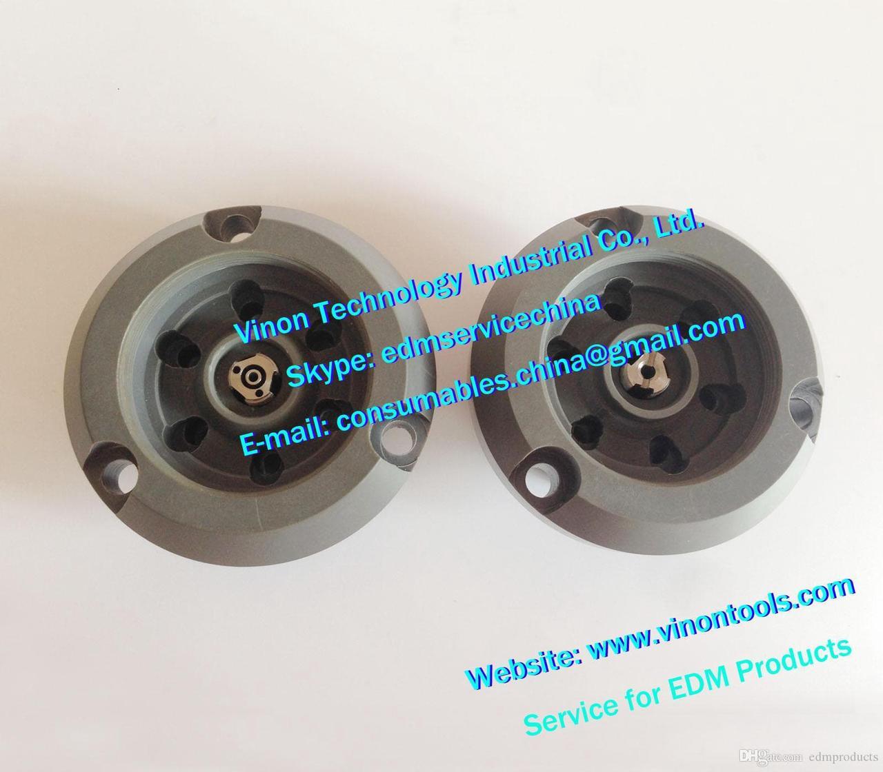 (2pcs) edm Injection Chamber Set 432.970+432.969 upper&lower for ROBOFIL 190,290,390 wire cut machines 432.969,432.970.0,1043297